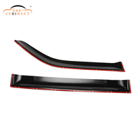 Auto acrylique noir fumée voiture pare-soleil indow déflecteur pare-pluie fenêtre garde météo bouclier pour Triton L200 2006-2011