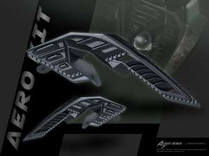 AJ LIGHT DESIGN AJF2-FOG Fabricado en Taiwán, Kit de Luces Antiniebla para Motocicleta, Blanco Natural, 24W/26W, Luz Alta/Baja para Force2.0, Modificación/Actualización - Product Image 2