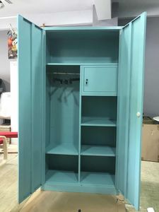 Armoire de rangement en acier multifonctionnelle pour vêtements suspendus - Product Image 2