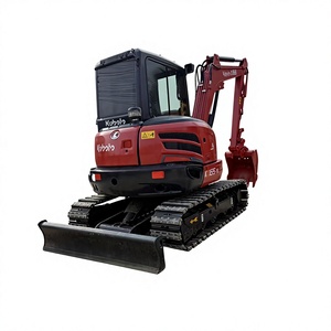 Mini-excavatrice Kubota KX165-5 de 5 tonnes à faible nombre d'heures de fonctionnement avec patins en caoutchouc, moteur, boîte de vitesses, puissance de 37 kW - Product Image 1