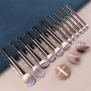 Kit de pinceaux de maquillage quotidiens pour fond de teint, visage, yeux, poudre, estompage, peinture faciale, outils cosmétiques de beauté avec emballage - Product Image 5