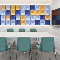 Nuevo Panel Acústico de Reducción de Ruido para Estudio de Grabación, Panel de Pared Absorbente de Sonido con Forma de Pirámide 3D