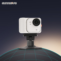 Support de casque magnétique flexible et adhésif Sunnylife à dégagement rapide pour caméra d'action Insta360 GO Ultra