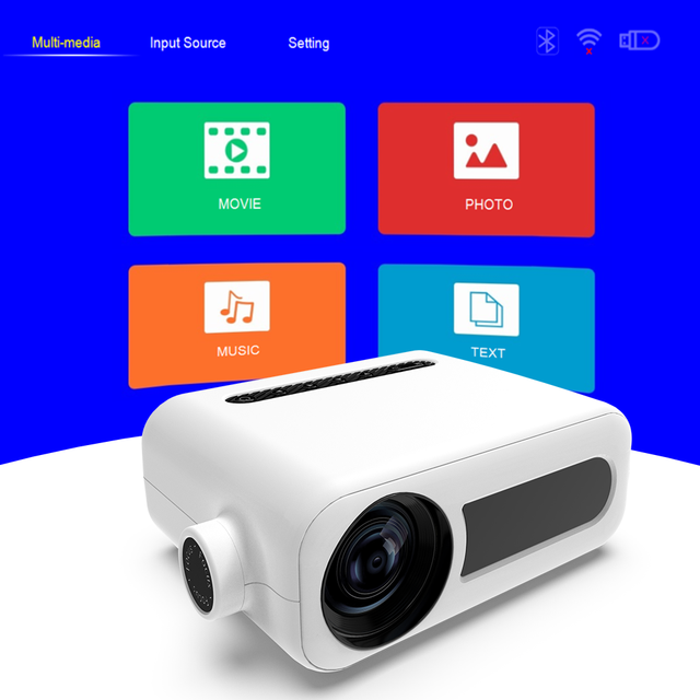 Best Portable 4K Pocket Android Smart Wireless Wifi Bluetooth Mini Projector