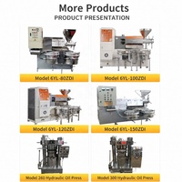 Presse à huile industrielle à vis pour la fabrication d'huile comestible, équipement de pressage de graines et de noix en acier inoxydable pour usine de cuisson