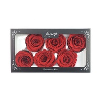 Fournitures de fleuriste en gros pour le bricolage : Roses éternelles enchantées, fleurs préservées à la glycérine, longue durée de conservation (3-5 ans)