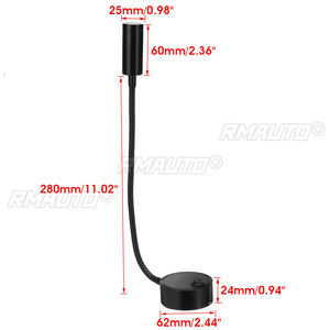 Lampe de lecture 12V-24V avec port de charge USB, éclairage intérieur flexible à LED pour voiture, camping-car, caravane, bateau, camping - Product Image 6