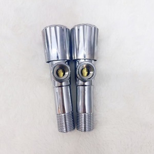 Válvula angular Shangyoujia de 11 cm con núcleo de cobre extendido, acabado cromado, rosca macho para uso en fontanería - Product Image 2