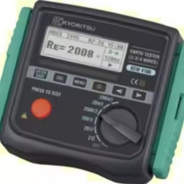 Kyoritsu Kew 4106 Earth Resistance Tester Ground Resistivity Meter 0.001 Ohm to 200 K Ohm