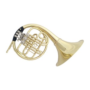 Trompa Francesa Premium en Sib con 3 Válvulas, Lacada en Oro, Instrumento de Viento de Latón para Estudiantes y Bandas Escolares - Product Image 3
