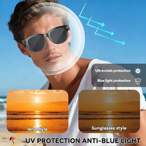 Lunettes de traduction intelligentes M89 avec IA, enregistrement vocal et vidéo, lecture de musique, écouteurs sans fil, lunettes traductrices IA pour le sport - Product Image 3