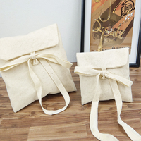 Pochette en satin avec logo personnalisé, sac à cordon imprimé en sérigraphie pour bijoux, montres, lunettes