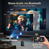 Proyector Xgimi rs 30, Proyector 4k, Proyector de Cine en Casa, Pantalla de Proyección Holográfica 4k, Proyector Láser Android, Proyector de Video Portátil