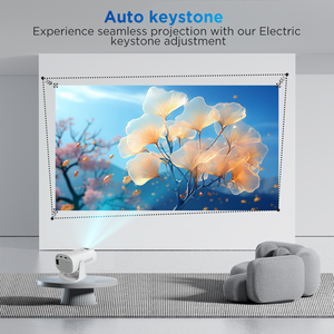 Proyector Inteligente HD 720P para TV, 4K Android, Videojuegos <span class=keywords><strong>en</strong></span> 3D, Reuniones, Proyector Digital Wifi Recargable Inalámbrico, Cine <span class=keywords><strong>en</strong></span> Casa - Product Image 3