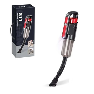 <span class=keywords><strong>Aspirateur</strong></span> portable sans fil 2-en-1 pour la maison et la voiture, faible bruit, grande puissance d'aspiration et lumière LED, 2000 mAh - Product Image 1
