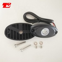 Luces LED de alto brillo para chasis de vehículo, 12V, 24V, resistente al agua, rojo, ámbar, blanco, verde, azul, bajo rueda