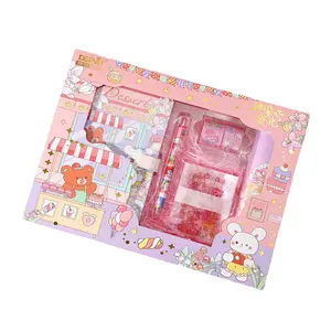 Notebook student cute stationery hand account gift box set high-value children's book wholesale