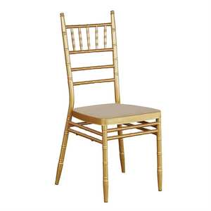 Luxury Restaurant Furniture Chiavari Metal Tiffany Hotel Wedding Event <b>Chairs</b> With Seat Pad - Product Image 1