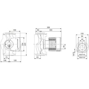 Bomba Monofásica Grundfos Magna3 40-80 Pn6 1X230V 220Mm Dn40 de 1 Hp y 80 M3/H para Circulación de Agua - Product Image 2