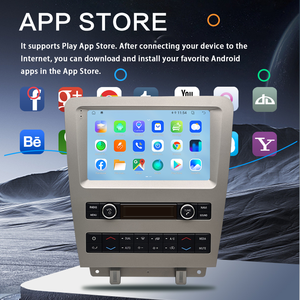 Lelv เครื่องเล่นดีวีดีติดรถยนต์แอนดรอยด์14เครื่องเล่นดีวีดีจีพีเอสสเตอริโอสำหรับ <span class=keywords><strong>Ford</strong></span> <span class=keywords><strong>Mustang</strong></span> V S-<span class=keywords><strong>197</strong></span>เครื่องเล่นมัลติมีเดีย2009-2014 DSP CarPlay 4G 8Core headunit - Product Image 3