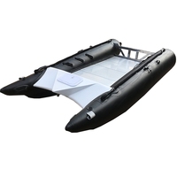 Bateau pneumatique catamaran Thundercat OEM personnalisé de 13 pieds à grande vitesse avec Hypalon/PVC, stable, capacité de 5 personnes