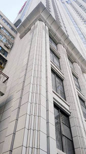 Fabrication professionnelle Porte d'entrée moderne Conception résidentielle Revêtement de mur extérieur Façade Panneaux de placage en aluminium et pierre - Product Image 3