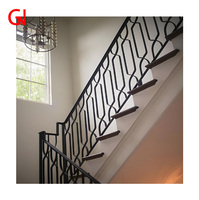 Rampe d'escalier moderne en fer et aluminium, simple, pour intérieur, grenier, villa, plateforme, décoration, garde-corps de sécurité, balustrade