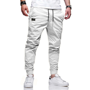 Pantalons de jogging <span class=keywords><strong>cargo</strong></span> de couleur unie RUICHI, décontractés, pour le sport, avec cordon de serrage, pantalons de jogging sportifs, pantalons <span class=keywords><strong>cargo</strong></span> pour hommes - Product Image 2