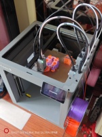 Imprimante 3D FDM Flashforge Creator 5, 4 têtes d'impression, 600 mm/s, multicolores, 256*256*256 mm, imprimante industrielle pour prototypes