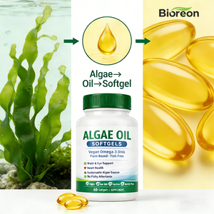 OEM ODM Alg Yağı Sıvı Alg Yağı <span class=keywords><strong>Omega</strong></span> <span class=keywords><strong>3</strong></span> Yumuşak Kapsüller Alg Yağı DHA Özel Etiketli - Product Image 2
