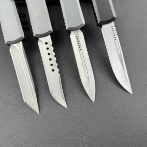 Micro Tech para Ultratech Gen III, cuchillo de camping plegable portátil, cuchillo de bolsillo con hoja de acero inoxidable, mango de aluminio - Product Image 3