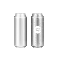 Boîtes de conserve en aluminium de haute qualité pour boissons, 250 ml, 330 ml, 500 ml, pour les magasins de bubble tea, boîtes rondes en aluminium pour sodas et boissons gazeuses avec couvercles