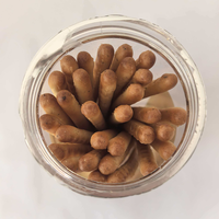 Galletas Crujientes en Barra OEM/ODM con Sabor a Leche/Queso/Chalota, Empacadas en Frasco, Bocadillo Salado y Dulce para Niños, Venta al Por Mayor