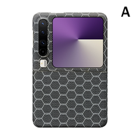 Pour Huawei PuraX Aramid étui de téléphone portable en Fiber de carbone avec housse de protection anti-chute en cuir