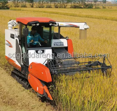 95% Nueva cosechadora de arroz usada cosechadora de arroz de segunda mano