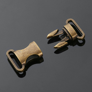 หัวเข็มขัดโลหะผสมสำหรับกระเป๋า สายรัดปรับได้ สีพื้นทนทาน Q335 15 - Product Image 3