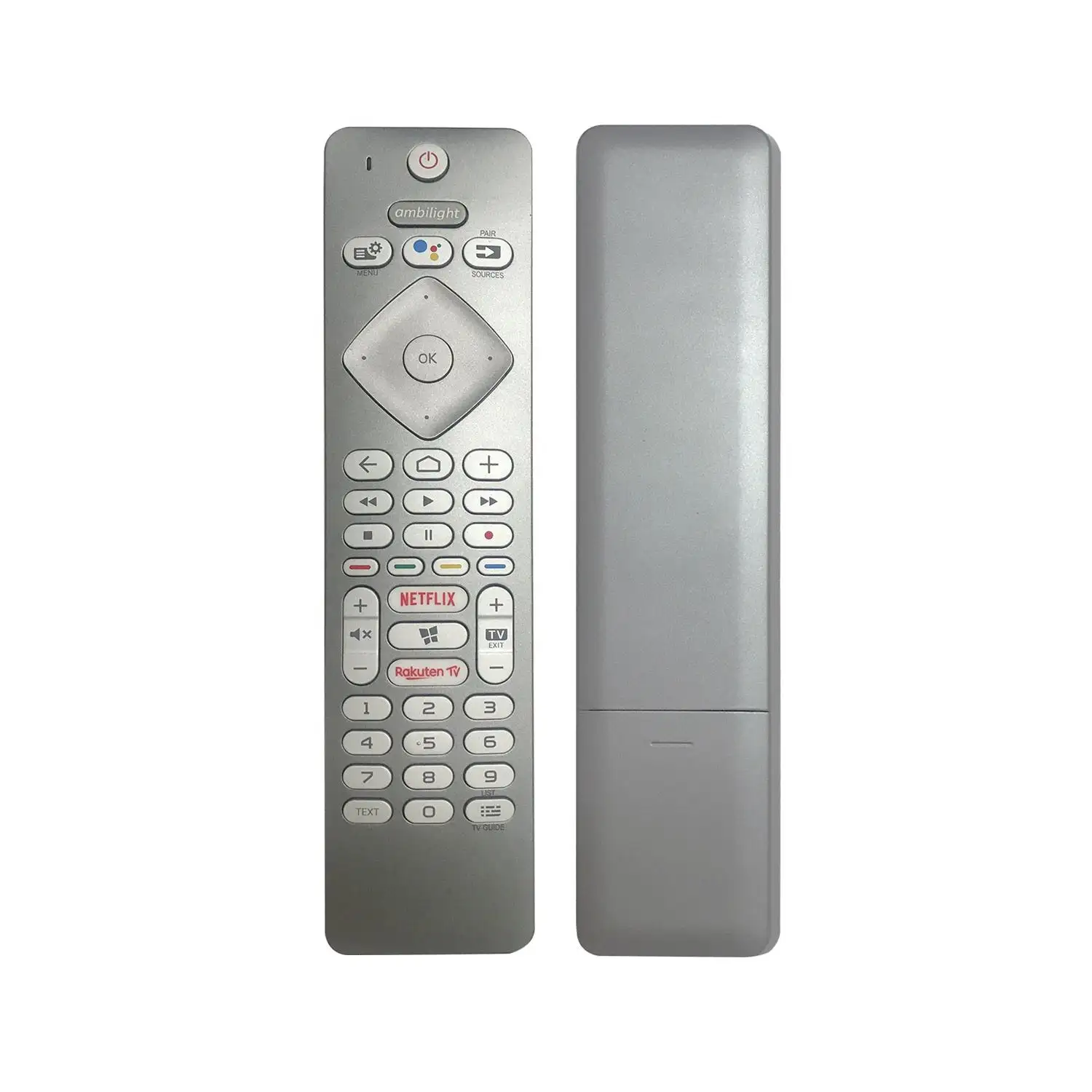 Zy PH-V1 RC4154403-01R Stem Afstandsbediening Voor Philips Smart Tv Met Netflix Rakuten Tv-Functie