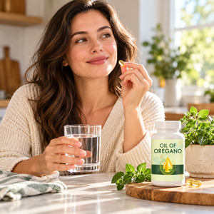 Gélules d'huile d'origan avec carvacrol, 60 unités, complément alimentaire à base de plantes, formule personnalisée, usine OEM ODM - Product Image 4