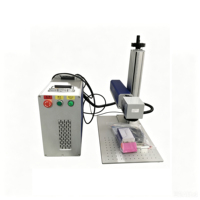 Portable bureau canne à pêche fibre laser machine de marquage métal 30w 30Watts impression laser machines de marquage
