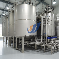 Grande ligne de production de lait pasteurisé entièrement automatique, fabricant d'équipements de transformation laitière, solution de projet clé en main