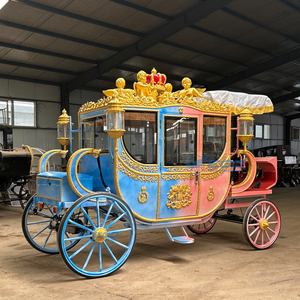 Vente chaude 2026 : Carrosse de mariage de luxe, remorque électrique robuste pour chevaux, carrosse royal à bas prix à vendre - Product Image 4