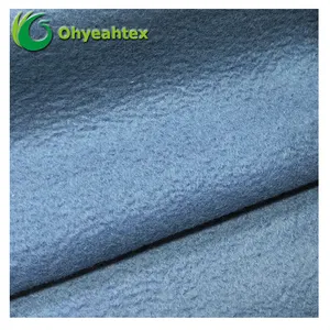 Waterproof Heavy Weight 60% Organic Cotton 40% Recycled Polyester Fleece Fabric Water Proof Fabric Made From Recycled Plastic