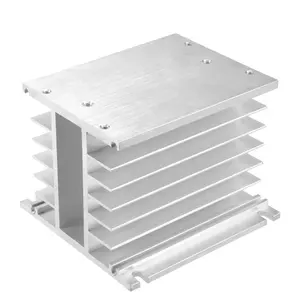 Aluminium Kühlkörper SSR Ableitung für Drei Phase Solid State Relais 10A-100A