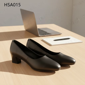 Zapatos <span class=keywords><strong>de</strong></span> Oficina HY para Azafatas, con Punta Cerrada y Tacón Cuadrado, <span class=keywords><strong>de</strong></span> Cuero <span class=keywords><strong>de</strong></span> Grano Completo, Antideslizantes, Transpirables, para Uso Prolongado, HSA030 - Product Image 4