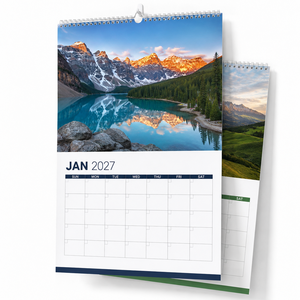 Calendario <span class=keywords><strong>da</strong></span> Parete Personalizzato 2027, Stampa a Colori, Calendario Mensile a Spirale con Logo per Regali Promozionali Aziendali - Product Image 1