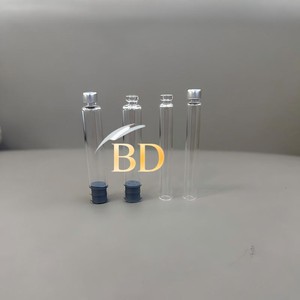 Flacon échantillon en verre transparent de 3 ml avec bouchon en caoutchouc et capuchon à sertir en aluminium pour solution d'emballage générale - Vente en gros - Product Image 2