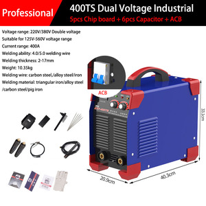 Outils électriques industriels, machine à souder portable MIG/MMA/TIG/Arc Igbt 400/500A Ac, fil de cuivre - Product Image 6