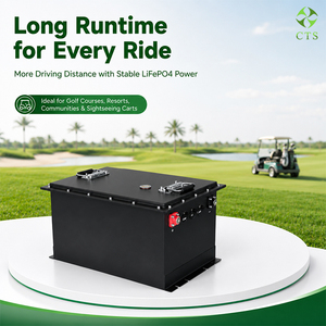 Batterie lithium-ion pour chariot de golf 36V 48V 72V LFP haute performance avec protection étanche IP67 pour véhicule AGV à basse vitesse - Product Image 1