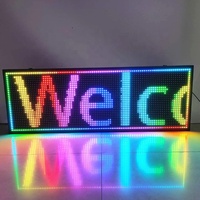 Venta caliente a todo color programable LED publicidad signo pantalla interior led desplazamiento tablero de mensajes