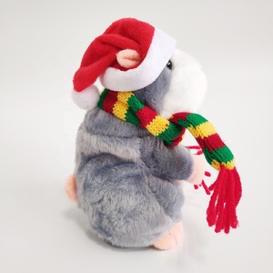 Đồ Chơi Hamster Biết Nói Với Mũ Giáng Sinh Và Khăn Quàng Cổ - Product Image 2